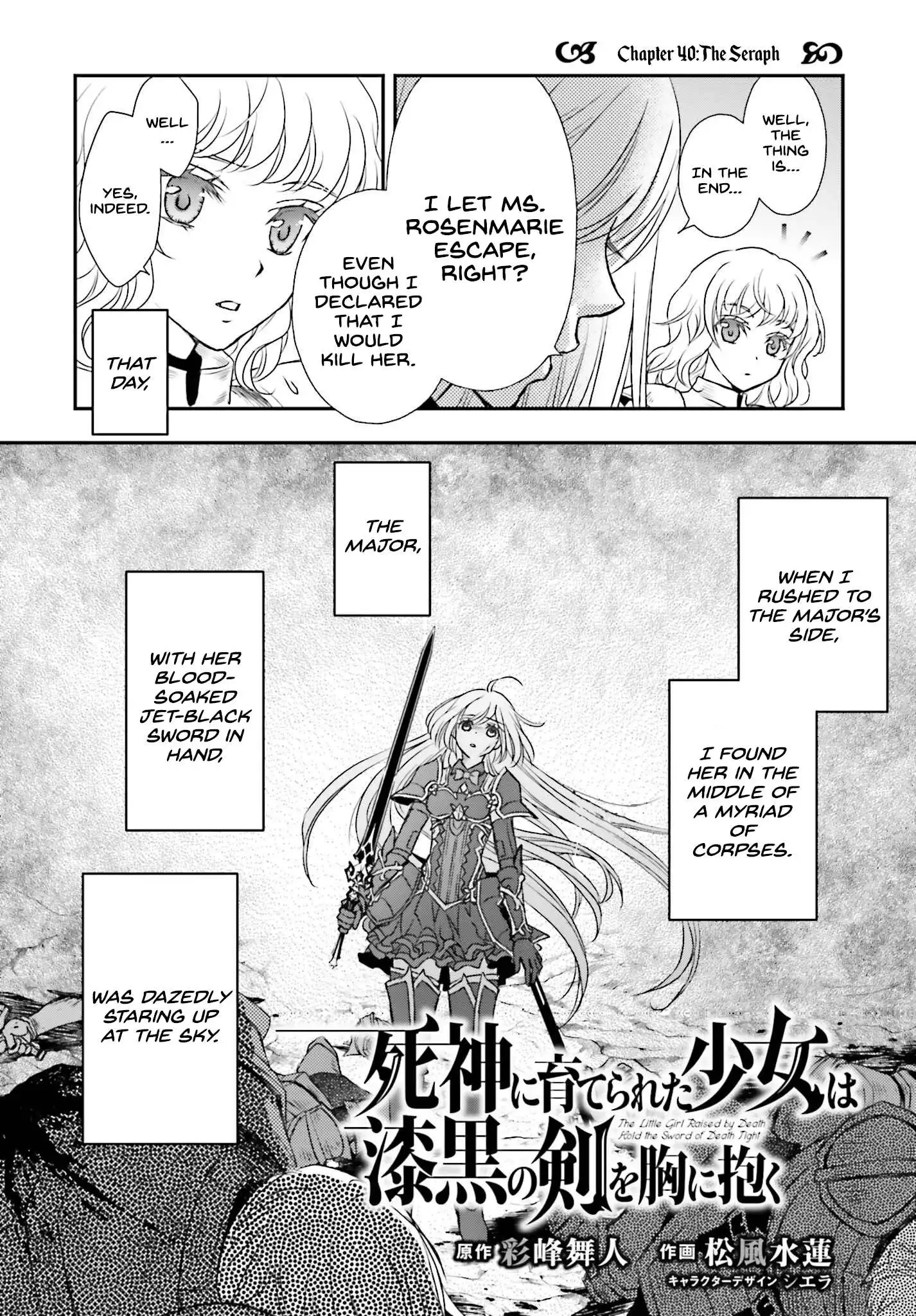 Shinigami ni Sodaterareta Shoujo wa Shikkoku no Tsurugi wo Mune ni Idaku Chapter 40 4